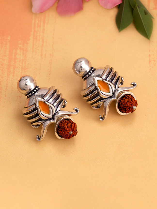 Silver-Toned Classic Studs