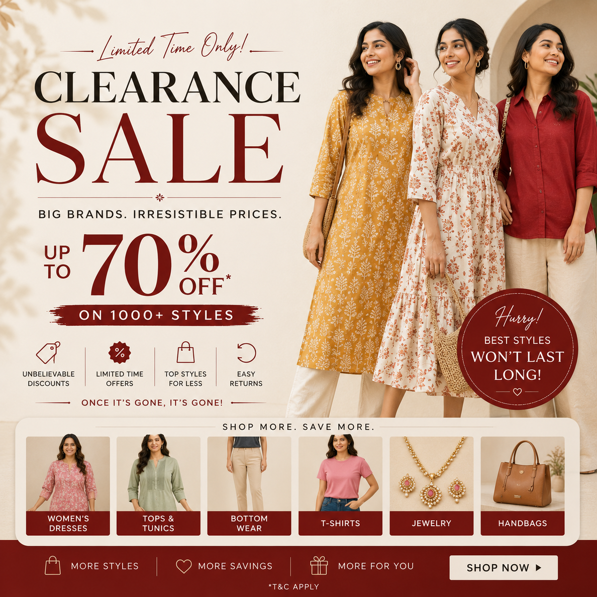 Clearance Sale