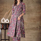 Floral Printed A-line Kurta And Trouser Set