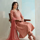 Floral Embroidered Regular Sequinned Kurta with Palazzos & Dupatta