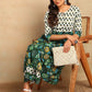 Floral Printed Regular Pure Cotton Kurta with Palazzos