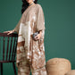 Animal Print Kaftan with Palazzos