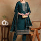 Women Floral Embroidered Regular Sequinned Kurta with Trousers & With Dupatta