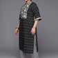 Women Plus Size Yoke Design Kurta with Trousers & With Dupatta