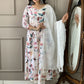 Women Floral Printed Regular Kurta with Trousers & With Dupatta