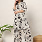 Floral Printed Mandarin Collar A-Line Kurta with Palazzos