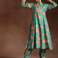 Floral Printed Panelled Kurta with Salwar