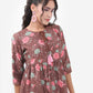 Floral Printed Peplum Top