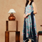 Floral Printed Regular Gotta Patti Anarkali Kurta With Trousers & Dupatta