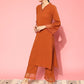 Flared Sleeves Kurta with Palazzos