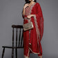 Women's Embroidered Straight Kurta With Pant & Dupatta Set