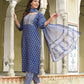 Women Viscose Rayon Kurta Pant Dupatta Set