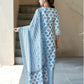 Women Viscose Rayon Kurta Pant Dupatta Set