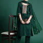 Women Floral Embroidered Regular Thread Work Kurta with Trousers & With Dupatta