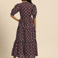 Women Floral Printed Maxi Dress