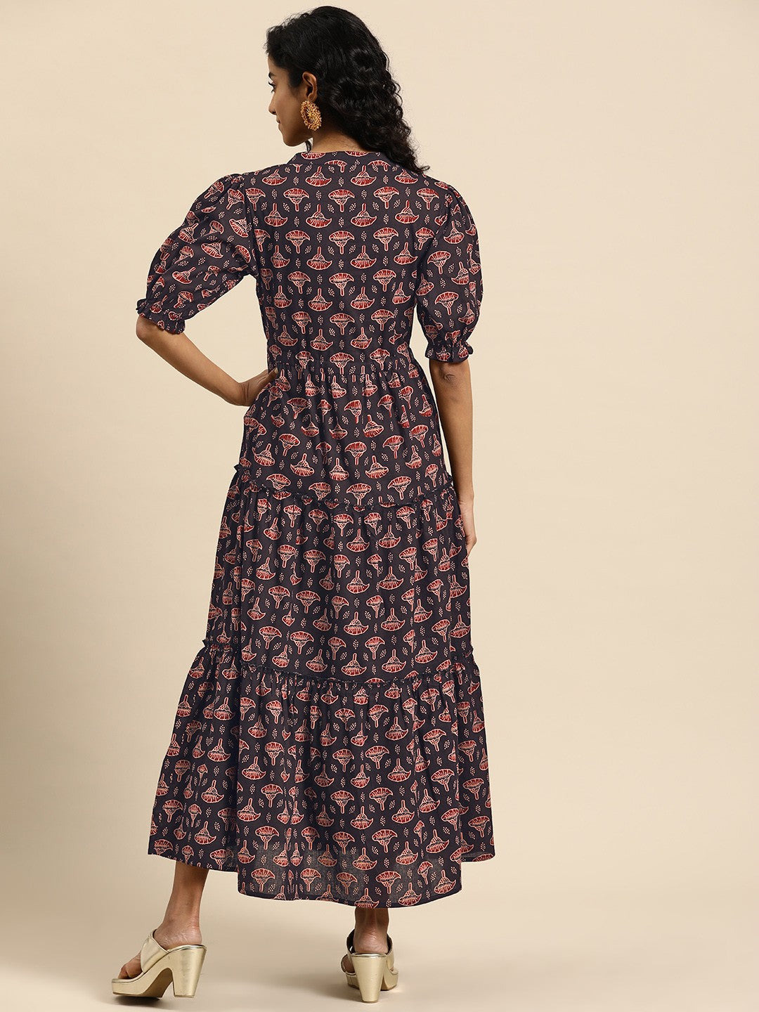 Women Floral Printed Maxi Dress