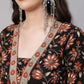 Floral Printed V-Neck Pure Cotton Kurta with Trousers & With Dupatta