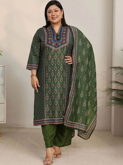 Women Ethnic Motifs Printed Regular Kurta with Palazzos & With Dupatta