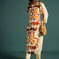 Abstract Printed Straight Kurta With Trousers