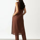 Women Chanderi Kurta Pant Set