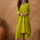V-Neck Empire A-Line Kurta With Palazzos