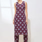 Women Ethnic Motifs Printed Regular Pure Cotton Kurta with Trousers
