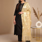 Women Crepe, Silk Blend Kurta Pant Dupatta Set