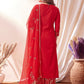 Women Viscose Rayon Kurta Pant Attached Dupatta Set