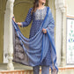 Women Viscose Rayon Kurta Pant Dupatta Set