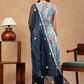 Floral Printed Regular Gotta Patti Anarkali Kurta With Trousers & Dupatta