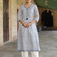 Ethnic Motifs Printed Regular Pure Cotton Kurta with Trousers & Dupatta