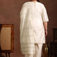 Plus Size Ethnic Motifs Sequinned Kurta & Trousers & Dupatta