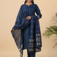 Straight Kurta with Trousers & Dupatta