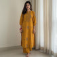 Comfy Kurta with Palazzo - Mustard