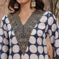 Women Printed Regular Thread Work Kurta with Palazzos