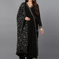 Women Black Long Sleeves Kurta set