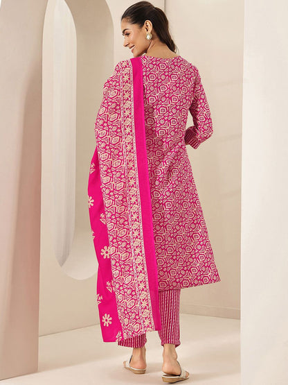 Women Regular Size Kurta Set Cotton