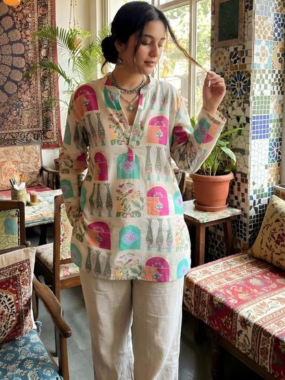 Women Ethnic Motifs Printed Kurti