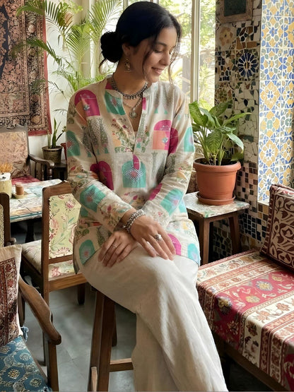 Women Ethnic Motifs Printed Kurti