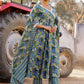 Women Floral Printed Regular Gotta Patti Pure Cotton Kurta with Trousers & With Dupatta