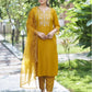 Women Cotton Blend Kurta Pant Dupatta Set