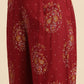 Women Paisley Printed Pleated High-Low Kurta with Trousers