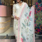 Women's Premium Organza Embroidered Straight Kurta with Viscose Rayon Pant and Premium Organza Printed Dupatta Sets