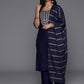 Women Floral Yoke Design Regular Kurta with Trousers & With Dupatta