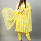 Women Cotton Rayon Kurta Pant Dupatta Set