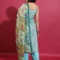 Ethnic Motifs Printed Shoulder Straps Straight Kurta & Palazzos With Dupatta