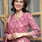 Ethnic Motifs Printed Pure Cotton Kurta with Trousers & With Dupatta