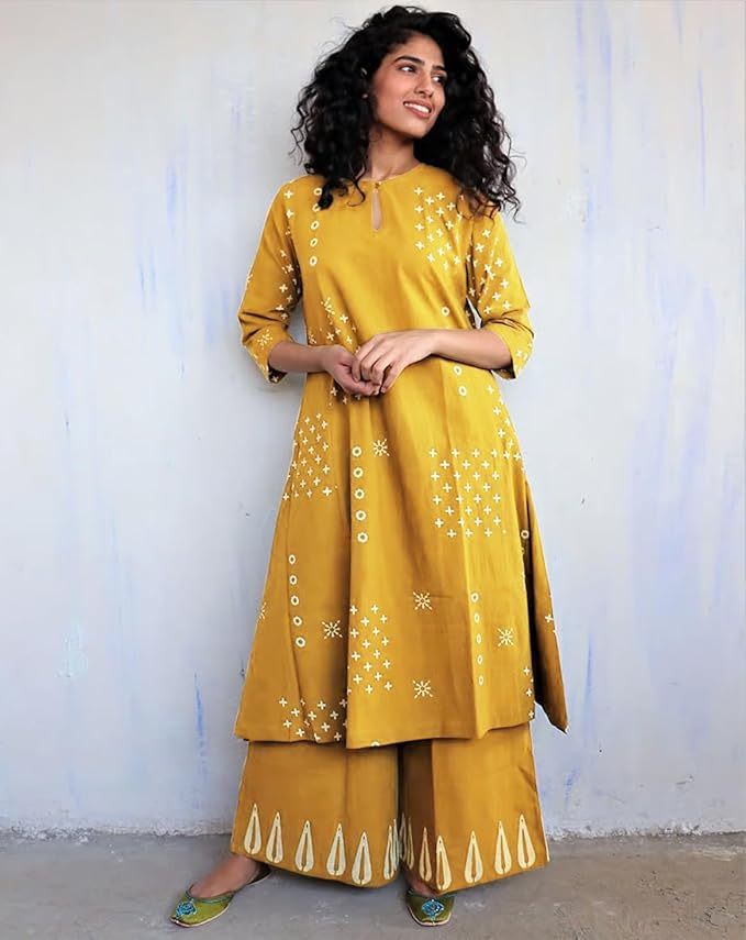 Cotton Kurta Palazzo set