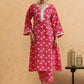 Printed Pure Cotton Kurta Set