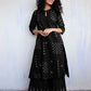 Black Cotton Kurta Palazzo Set